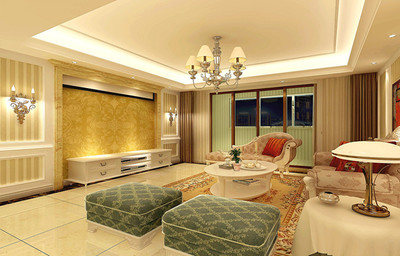 奢华与舒适的完美融合 熙园山院176平欧式豪华四居实景装修赏析