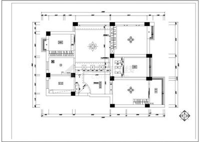 大三居室内装修平面设计CAD施工图 打造理想住宅空间的关键步骤
